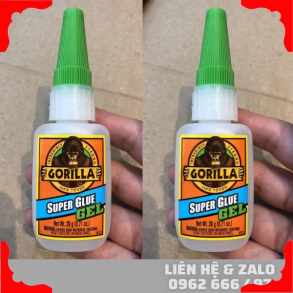 [Mới]- Keo dán Gorilla super glue gel - 20g