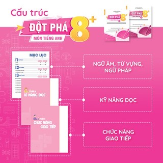 Sách - Đột phá 8+ môn Tiếng Anh - tập 2 (tái bản 2020)