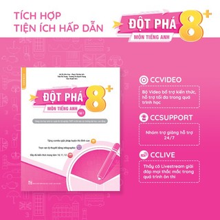 Sách - Combo Đột phá 8+ môn Tiếng anh tập 1 và tập 2 (Phiên bản 2020)