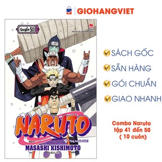 Truyện tranh - combo Naruto tập 41 đến 50 ( 10 cuôn)