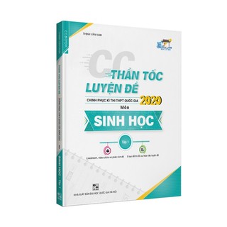 Sách CC Thần tốc luyện đề 2020 môn Sinh học tập 1