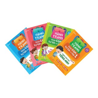 Sách - Combo Hành Trang Giúp Con Tự Tin Vào Lớp 1 (4 Cuốn)