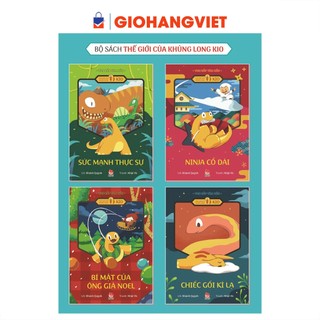 Sách - combo vun đắp tâm hồn - thế giới của khủng long kio