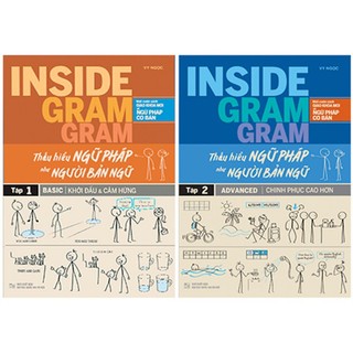 Sách - Combo Inside Gram Gram – Thấu Hiểu Ngữ Pháp Như Người Bản Ngữ (Tập 1 + 2)