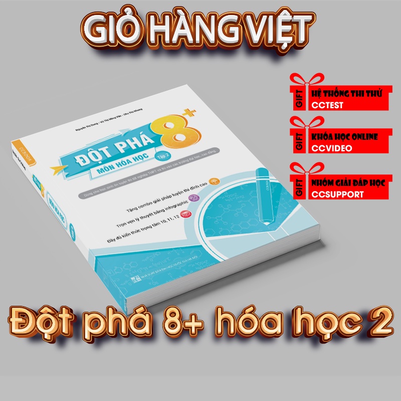 Sách - Đột phá 8+ môn Hóa học tập 2 (Tái bản 2020)