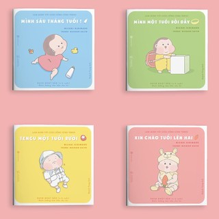 Sách - Bộ 4 cuốn Làm quen với cuộc sống cùng Tengu - Ehon Nhật Bản cho bé 0-4 tuổi (Tặng hướng dẫn học chơi cùng con)