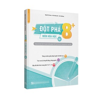 Sách - Combo Đột phá 8+ môn Hóa học (2 tập) (phiên bản 2020) (Tặng kèm thần tốc Hóa học tập 2)