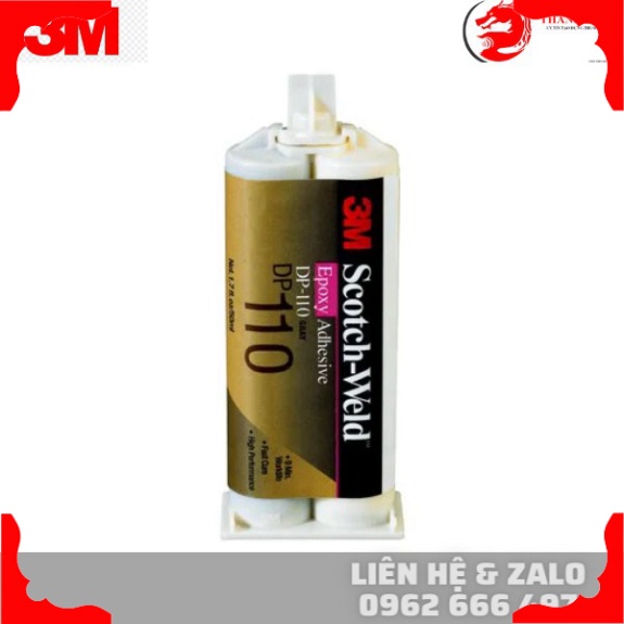 [Mới]- Keo 2 thành phần 3M DP110 Scotch-Weld™ Epoxy Adhesive Gray