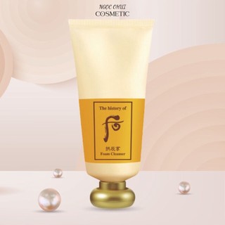 Sữa rửa mặt dưỡng ẩm Whoo Gongjinhyang Facial Foam Cleanser 180ml