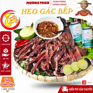 Thịt lợn bản gác bếp tây bắc chuẩn mường then thịt heo sấy gác bếp