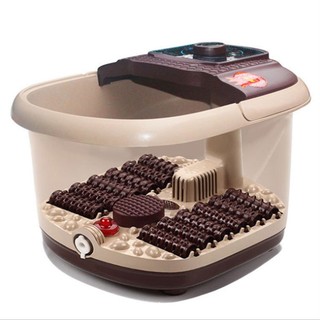 Bồn ngâm chân có con lăn massage , Châu ngâm chân massage trị liệu 500W tự đun nước nóng có đèn hồng ngoại