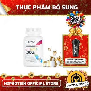 OSTROVIT VIT&MIN 100% - VIÊN UỐNG BỔ SUNG MULTI VITAMIN TỔNG HỢP, HÀM LƯỢNG CAO (90 VIÊN)