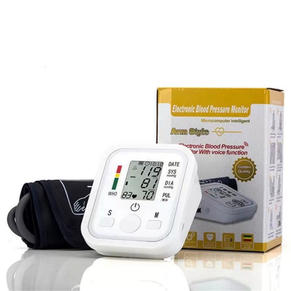 Máy đo huyết áp bắp tay Arm Style màn hình tinh thể lỏng AMONO chính hãng