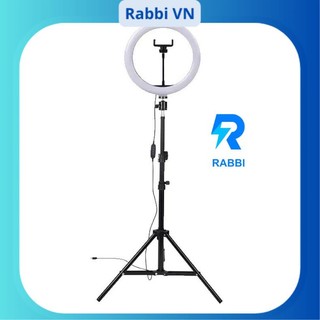 Đèn Livestream kèm chân đỡ 2m1 kích thước 26-54cm, nhập khẩu mới 100%, Xuất VAT Công Ty - RABBI HN