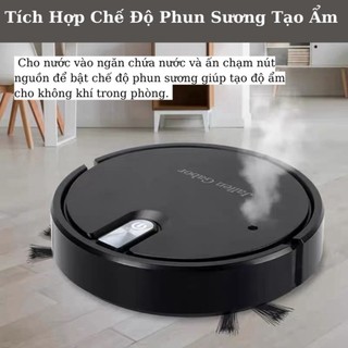 Robot Hút Bụi Lau Nhà Phun Sương Jalien Gabor BH 36ThángThông Minh Thế Hệ Thứ 3 Với Hai Chế Độ Lau Khô Và Ứớt