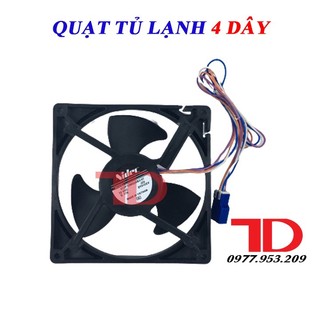 Quạt tủ lạnh 4 dây 3 cánh vật tư điện lạnh thuận dung