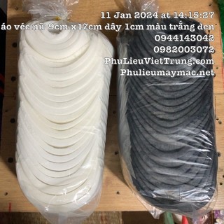 Đệm Vai Xịn To mỏng 9cm x17cm dầy 8mm cong xịn Dùng Độn Vai Áo Vec Nữ  Bó 10 Đôi #110902