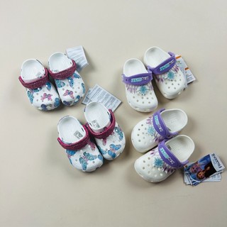  Dép sục Cross trẻ em họa tiết ELSA  cho bé gái tặng kèm 8 stiker 