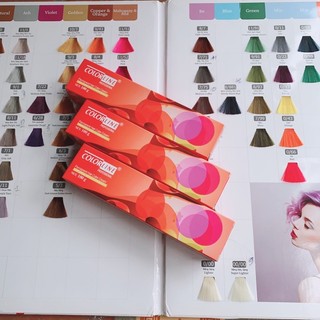 Màu nhuộm tóc colorline shine lên tông chuẩn 100g