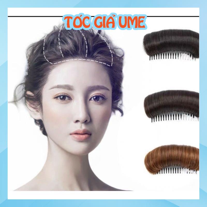 Tóc giả kẹp phồng chân tóc độn phồng mái tơ ❤️ ẢNH THẬT ❤️ DP01