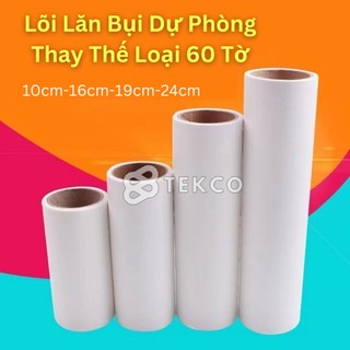 Lõi lăn bụi thay thế cho cây lăn 10cm-cuộn lõi lăn bụi dự phòng 60 tờ