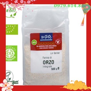 Bột ý dĩ Barley nguyên cám hữu cơ Sottolestelle 500g