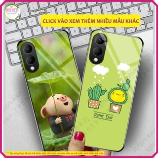 Ốp lưng tráng gương VIVO Y17S in hình họa tiết hoạt hình nhiều mẫu dễ thương, đẹp mới
