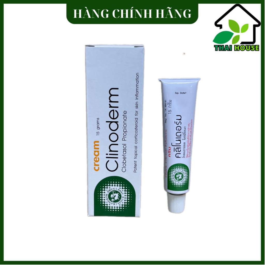 [Thái Nhập] Kem bôi vảy nến, á sừng, khô da Clinoderm thái lan 15g