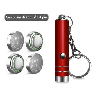 Đèn chiếu tia uv mini kiêm móc khoá mini