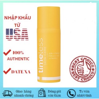 Timeless vitamin c 20 . tinh chất dưỡng da serum timeless 20% vitamin c + e