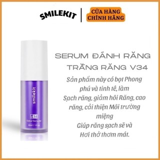 Serum làm Trắng Răng Smilekit V34 Kem Đánh Răng Tẩy Trắng Răng Tại Nhà