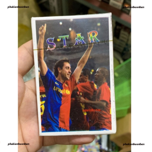 Bộ Sưu Tập 54 Thẻ Bài Hình ngôi sao sáng soccer gold color / Bạc bạn dạng Tiếng Anh LLORIS RONALDO K