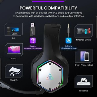 [NC] Tai Nghe Chụp tai Gaming EKSA E1000WT | Có Mic