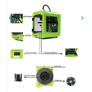 Máy in 3D để bàn CREATEBOT SUPER MINI - nhỏ gọn, dễ dùng, phù hợp cho người mới và cả trẻ em