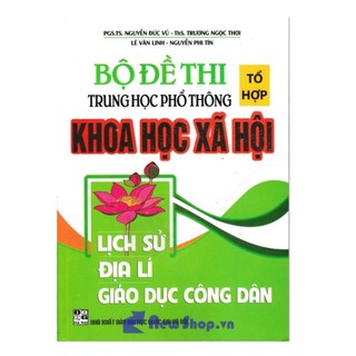 Sách - bộ đề thi thpt quốc gia khoa học xã hội - tổ hợp lịch sử - địa lí - gdcd