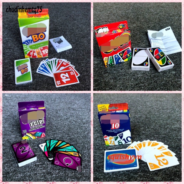 UNO Wild / UNO Flip / DOS Iron Box Game Classic