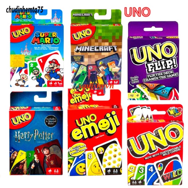 Bài Tây Anime 52 lá, Uno, Ma sói nhiều mẫu