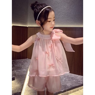 Set bộ cho bé gái Z4 size đại 12-45kg chất lụa tơ óng