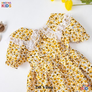 Váy bé gái D8 size đại từ 12-43kg họa tiết hoa nhí dáng xòe công chúa siêu xinh