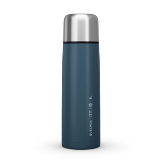 Bình nước giữ nhiệt thép không gỉ 1l xanh dương decathlon quechua mã 8734560