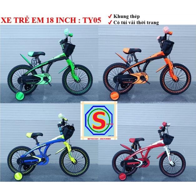 [INBOX NHẬN KM] [FGT] Xe Đạp Trẻ Em 18 Inch Toyou TY-05 Túi Vải - LHệ Gian Hàng để nhận KM Ạ
