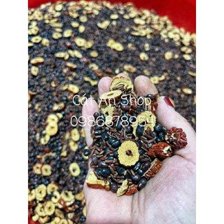 Trà gạo lứt, táo đỏ, đậu đen