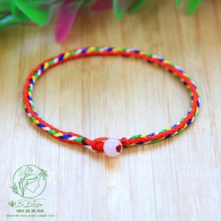 Vòng tay chỉ ngũ sắc may mắn