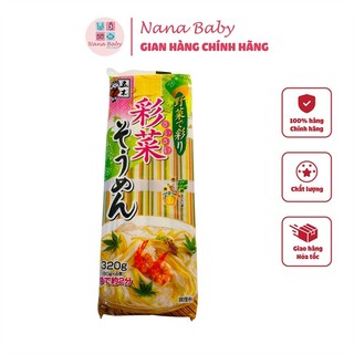Mì somen rau củ nhật 320g 8m+