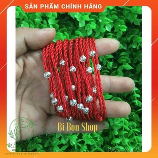 Sỉ 50 dây may mắn bi bạc