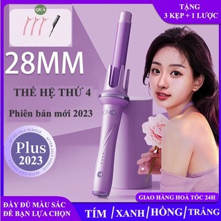 Máy uốn tóc tự động - Máy uốn tóc xoăn tự động chất liệu gốm sứ đường kính uốn 28mm