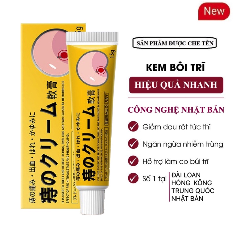Kem bôi trĩ, kem kháng khuẩn giảm các triệu chứng của trĩ và teo trĩ