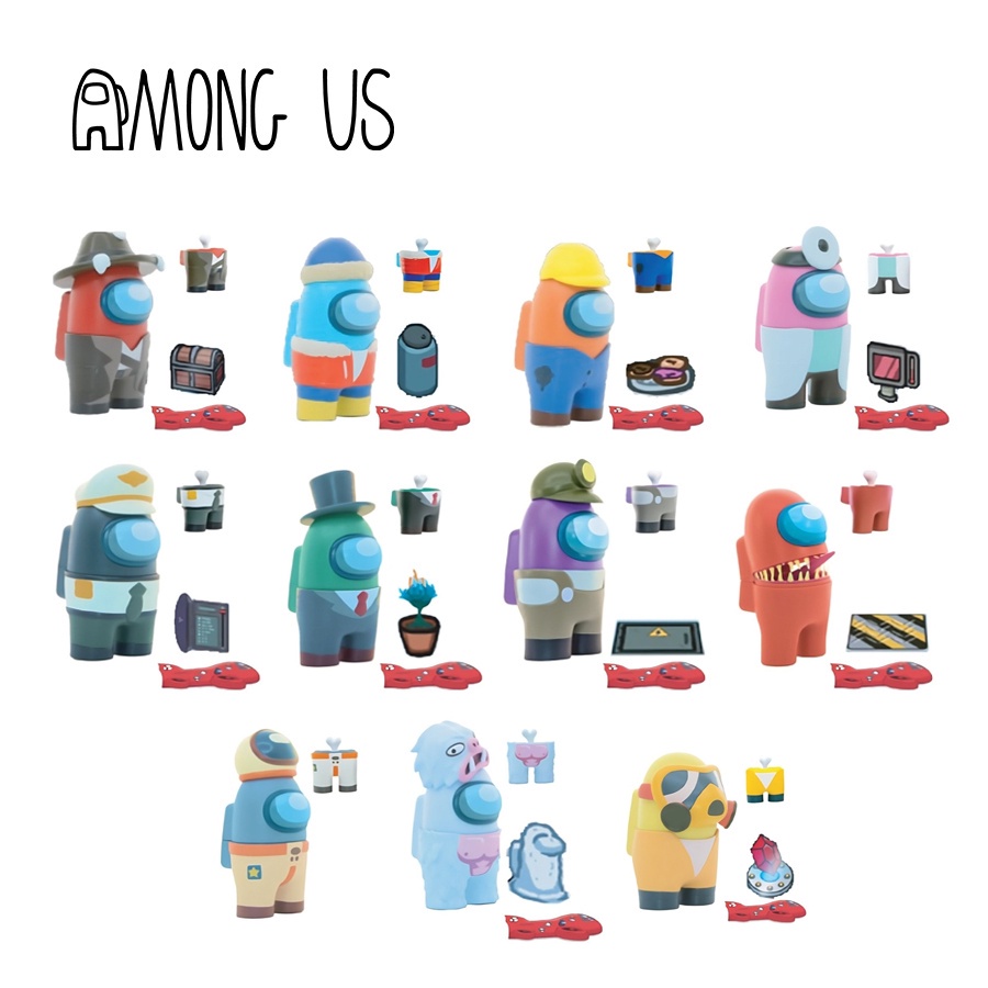 Đồ Chơi Phi Hành Gia Bí Ẩn Among Us Phiên Bản Mới  AMU10591 - Giao hàng ngẫu nhiên