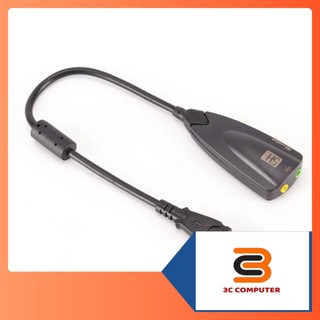 USB Sound card cao cấp 5Hv2 chia MIc và Loa từ cổng USB