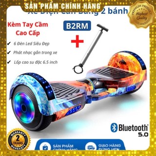 Xe cân bằng điện 2 bánh smart balance 7 inch - xe điện cân bằng cho bé fullbox , kèm tay cầm cao cấp - bảo hành 24 tháng